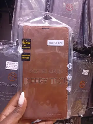 Brown Retro Wallet Flip Cover Designed for the Oppo Reno 12f.