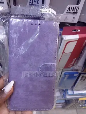 Purple Flip Wallet Case Designed for the Oppo Reno 15 F.