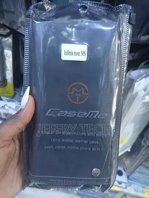 Leather Flip Cover Designed Specifically for the Infinix Note 50s.