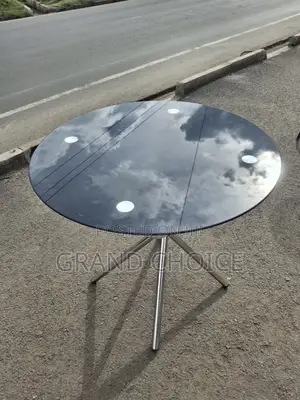 Black Glass Table