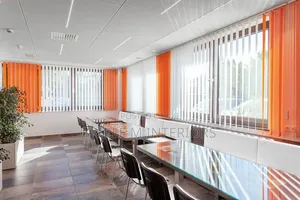 Clean, Simple Modern Vertical Blinds Solution