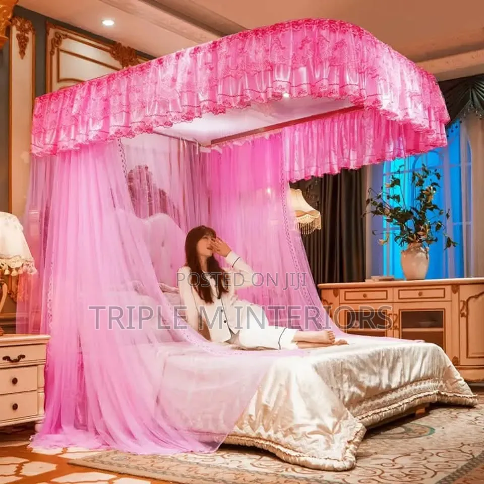 Easy Sliding 2-Stand Rail Mosquito Net System