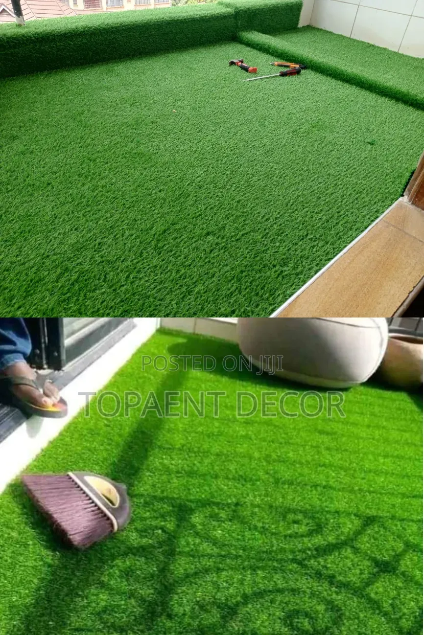 20mm Light Green and Dark Green Balcony Artificial Grass Carpet