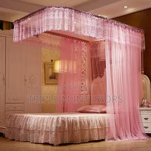 Free Standing 2 Stand Mosquito Net With Strong Rail Support