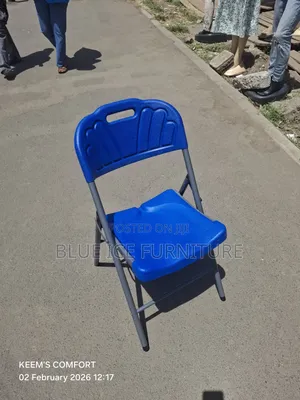 Modern Foldable Chair -Blue