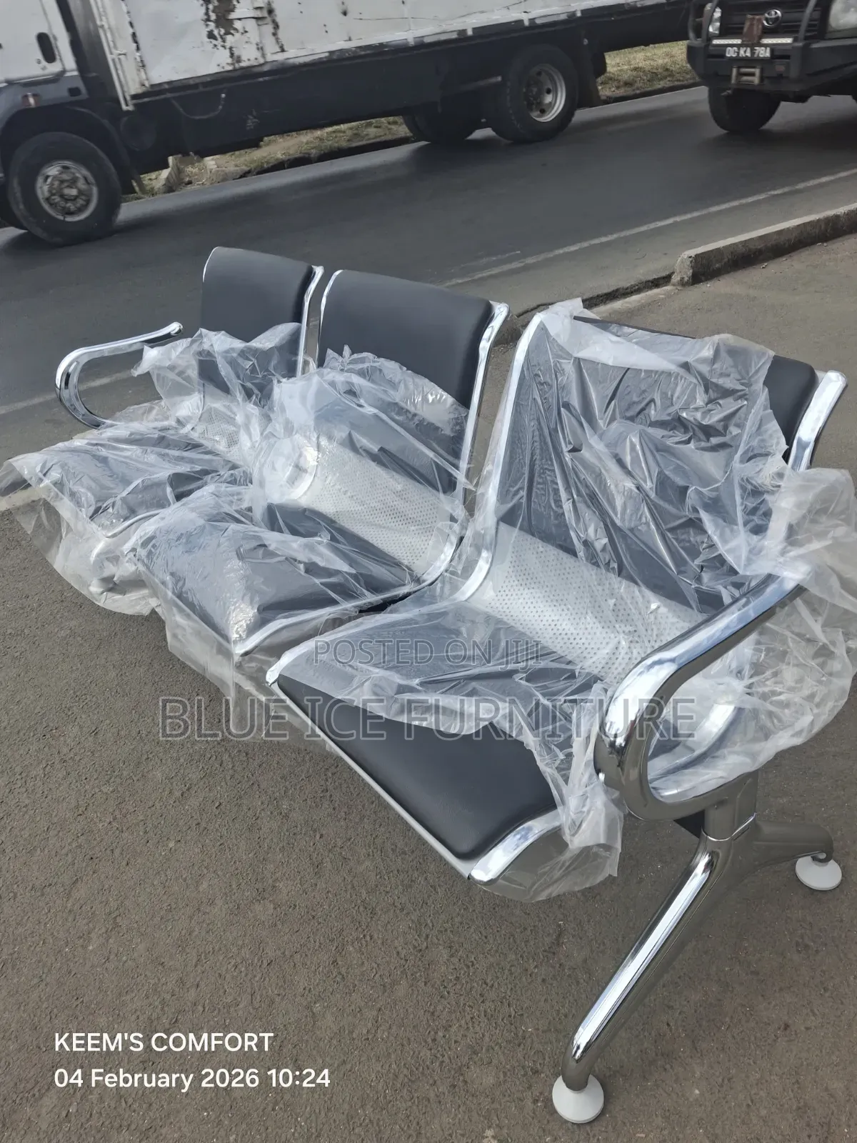 Modern Office Bench Waiting Chair