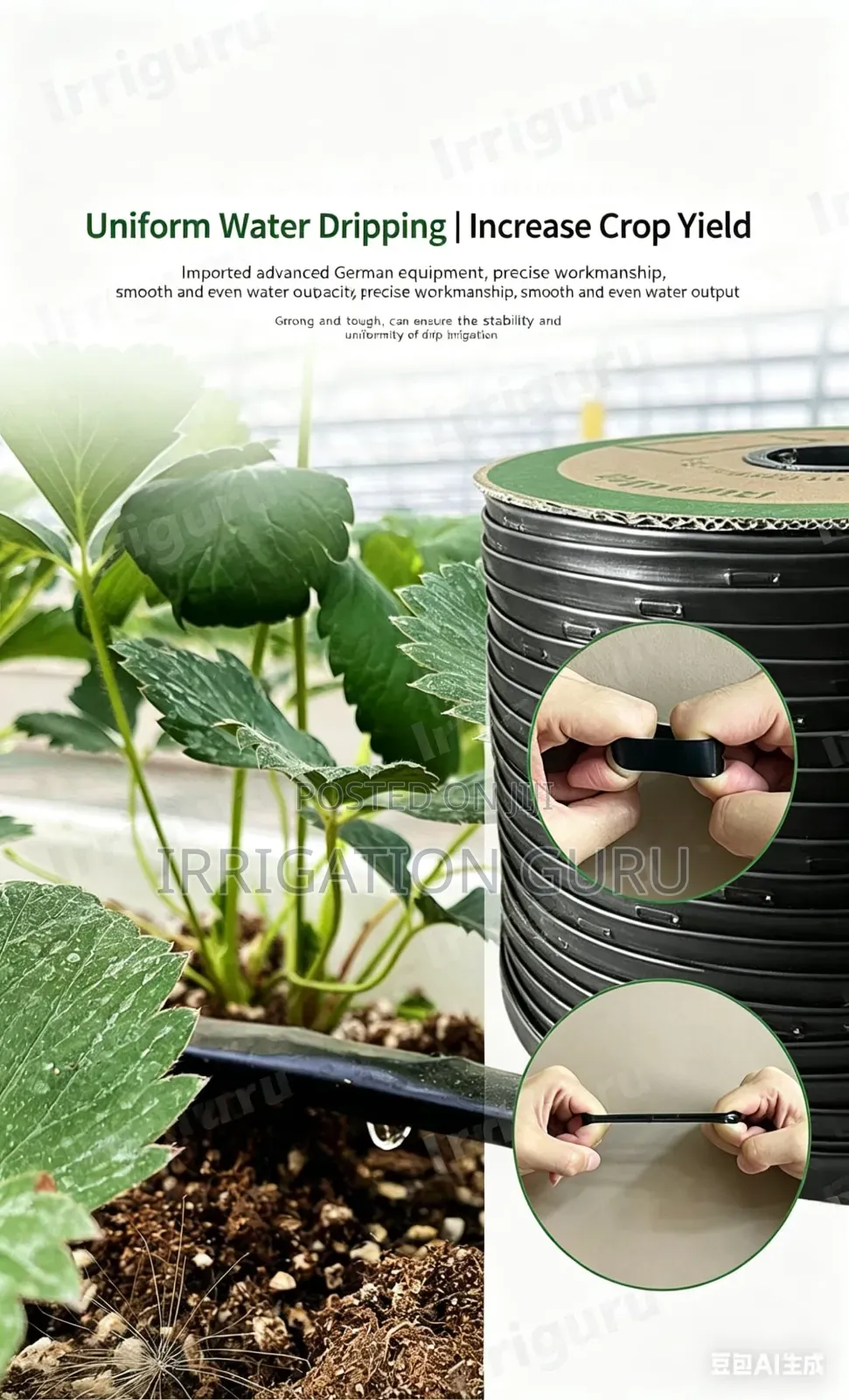 Double Emitter Onion Irrigation Tape