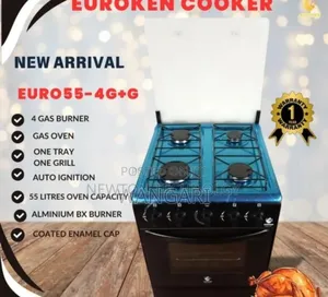 With Warranty Euroken Full Gas Cooker
