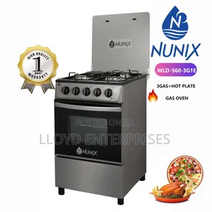 Nunix 50*55 With Gas Oven Standing Cooker 3+1