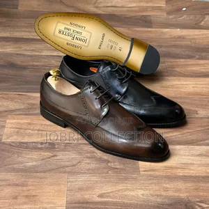 John Foster Leather Offfical Laced Shoes