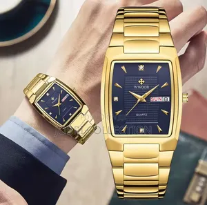 Stainless Steel Wwoor Square Face Gents Watch