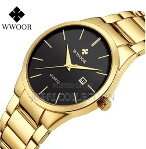 Round Face Wwoor Stainless Steel Gents Watch