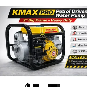 Kmax Petrol Driven Water Pump 2" Big Frame Heavy Duty
