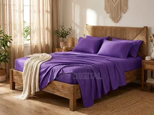7*8 6pcs Flat Plain Coloured Pure Cotton Bedsheets