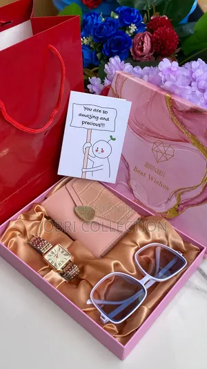 Ladies Watch X Sunglasses X Wallet Gift Set