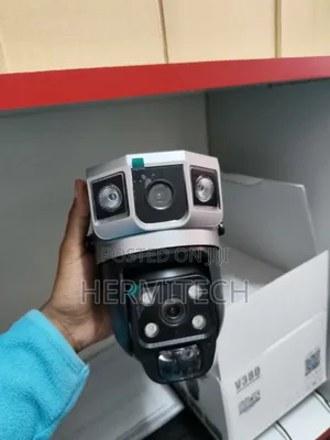New Arrivals Wifi Smart Camera Solar Powered Dual Lens