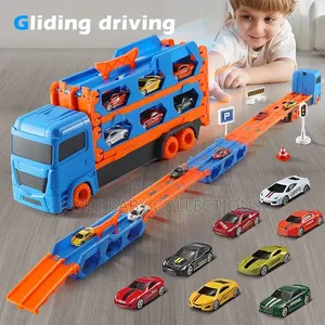 Foldable Truck Racing Track Toy – Fun Storage Play Set