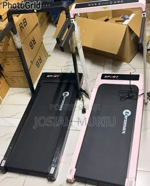 Euromax Foldable Walking Pad Treadmill With Incline and Hand Rails