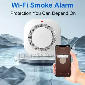 Wifi Smart Life Tuya Wifi Smoke Detector For Home Security