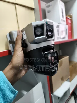 Smooth Video Dual Lens Wifi Smart Solar Powered CCTV