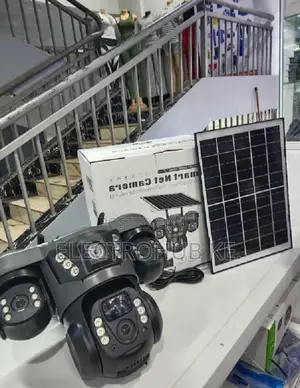 V380 3 Lens 4g Camera - Strong Battery Solar CCTV