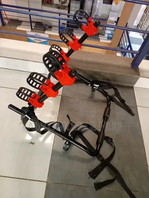 Car Boot 3 Bike Carrier Rack – Foldable Bicycle Holder for Suv/Saloon
