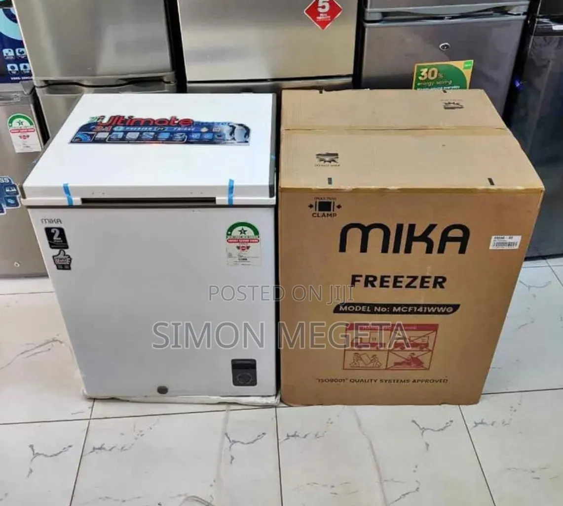 Mika Chest Freezer 141l – Spacious Energy Saving