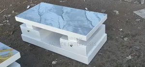 Modern Wooden Coffee Table Top Glass / Ceramic