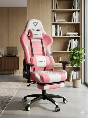 Office Furniture :Gaming Chair With Footrest