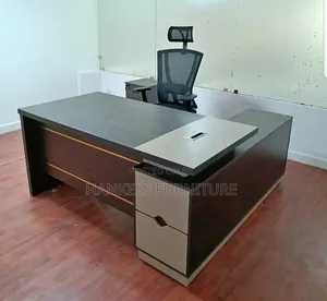 L-Shaped Executive Office Desk Spacious Corner Desk