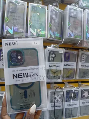 "New Design" and " the "Ip 12" and Samsung Galaxy Models.