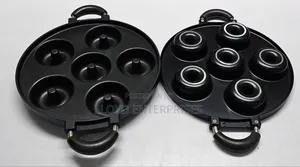 7 Holes Die Cast Heavy Donut Pan