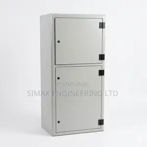 Modern White Two-Door Storage Cabinet