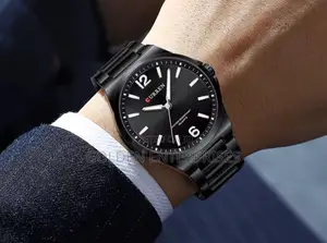 All Black Classic Gents Watch #8493