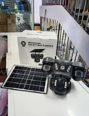 Tripple Lens V380 4g Solar Camera - Clear Nightvision