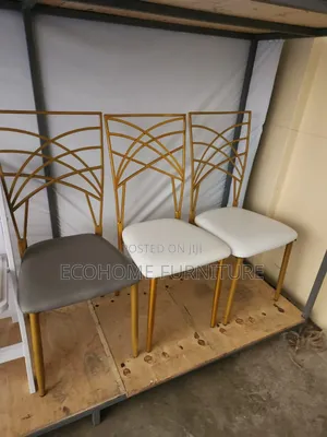 Gold Cross-Back Event Chair