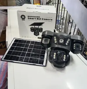 4g Solar V380 Camera Tripple Lens Hd Security