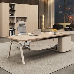 Office Desk; 1.6m Executive L-Shaped Office Table