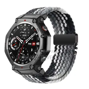 Amazfit T-Rex 3 Braided Quick Release Watch Band/Strap Darkgreen