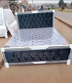 Cushioned Panel Bed