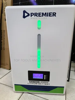25.6v 100ah Premier Wall Mounted Lifep04 Lithium Battery