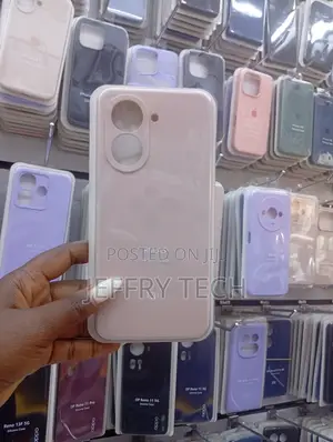 Purple Silicone Phone Case Is Redmi Note 13 Pro 4g Models.