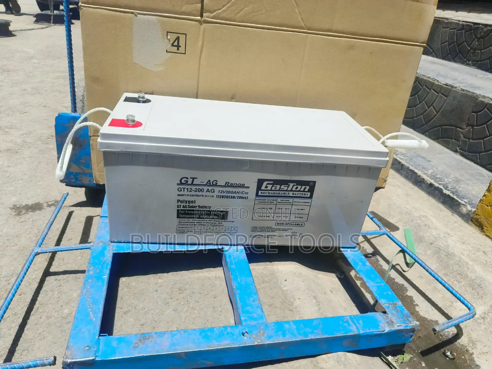 Gaston Rechargeable Solar Battery
