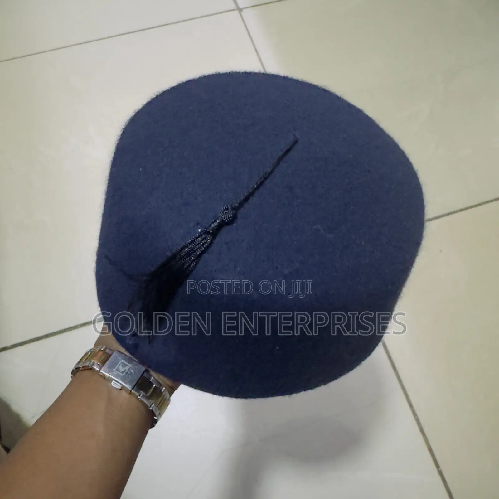Navy Blue Oga/ Traditional Hat