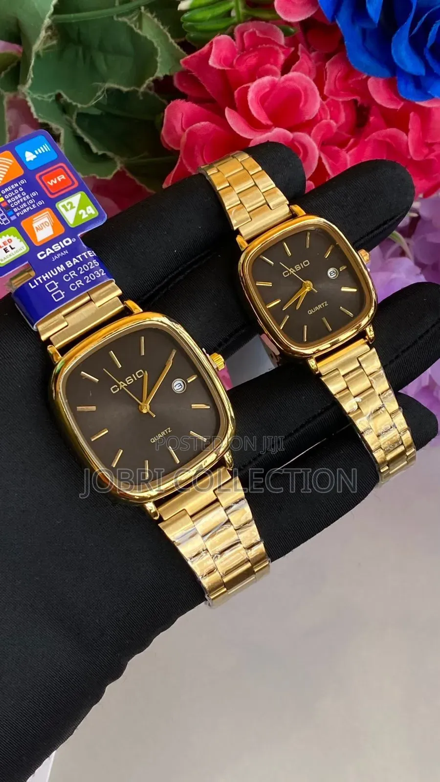 Casio Square Face Couple Watches