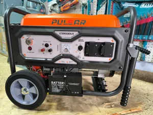 Pulsar 4kva Petrol Generator Electric Start With Wheels and Trolley