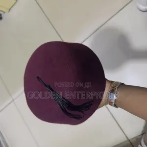 Maroon Oga /Traditional Hat