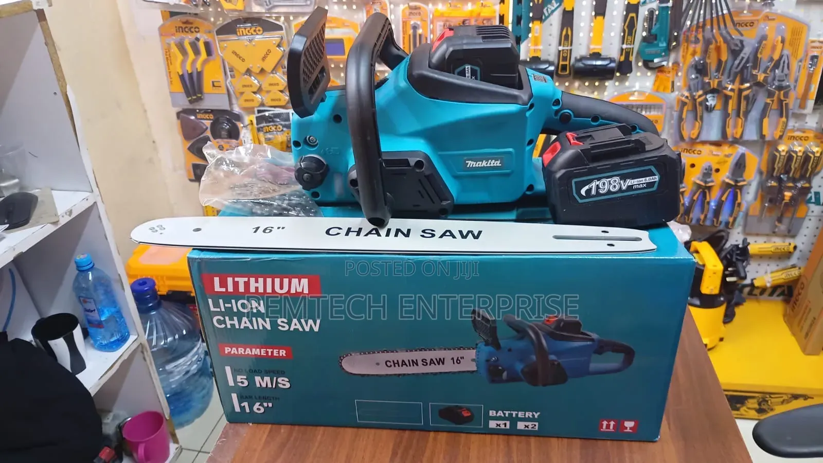 16-Inch Cordless Lithium-Ion Chainsaw
