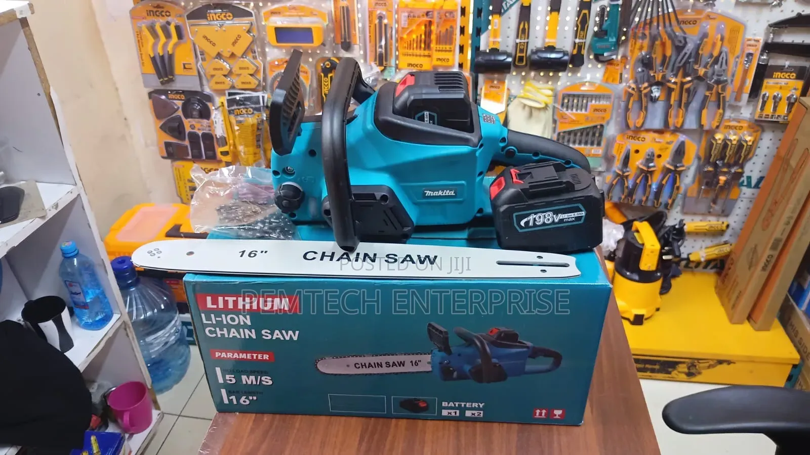 16-Inch Cordless Lithium-Ion Chainsaw