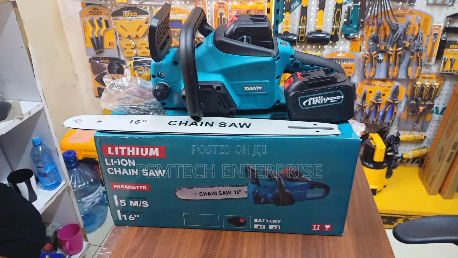 16-Inch Cordless Lithium-Ion Chainsaw
